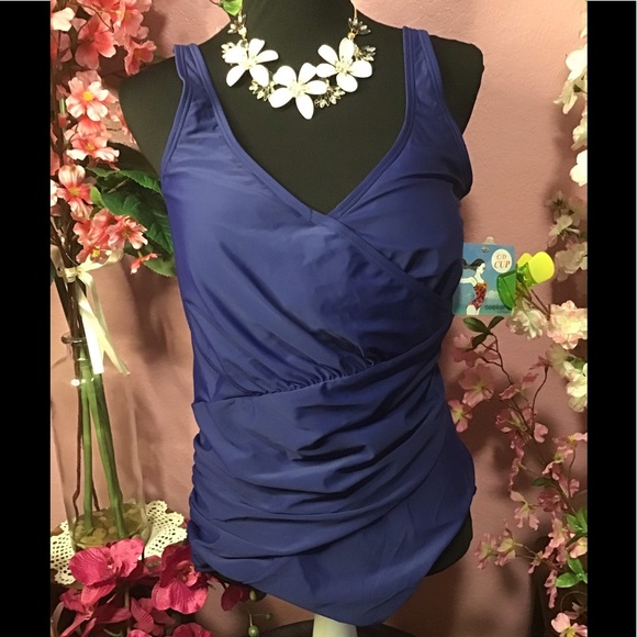 🌹NWT SEEKERS CONTOUR SHAPEWEAR 22W C/D BRA CUPS SWIMSUIT - Picture 2 of 16